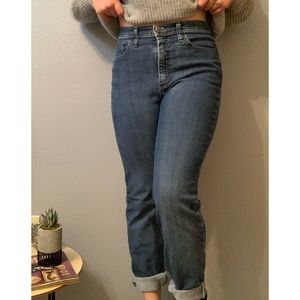 Vintage cuffed Mom jeans